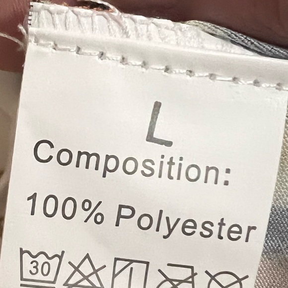 Woman Nightgown Printed Multicolor Large 100% Polyester - Picture 3 of 4